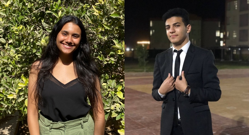 Sandy Moaaz and Abdelrhman Omar were both among the top ten of their sections in Egypt's thanawiya amma exams