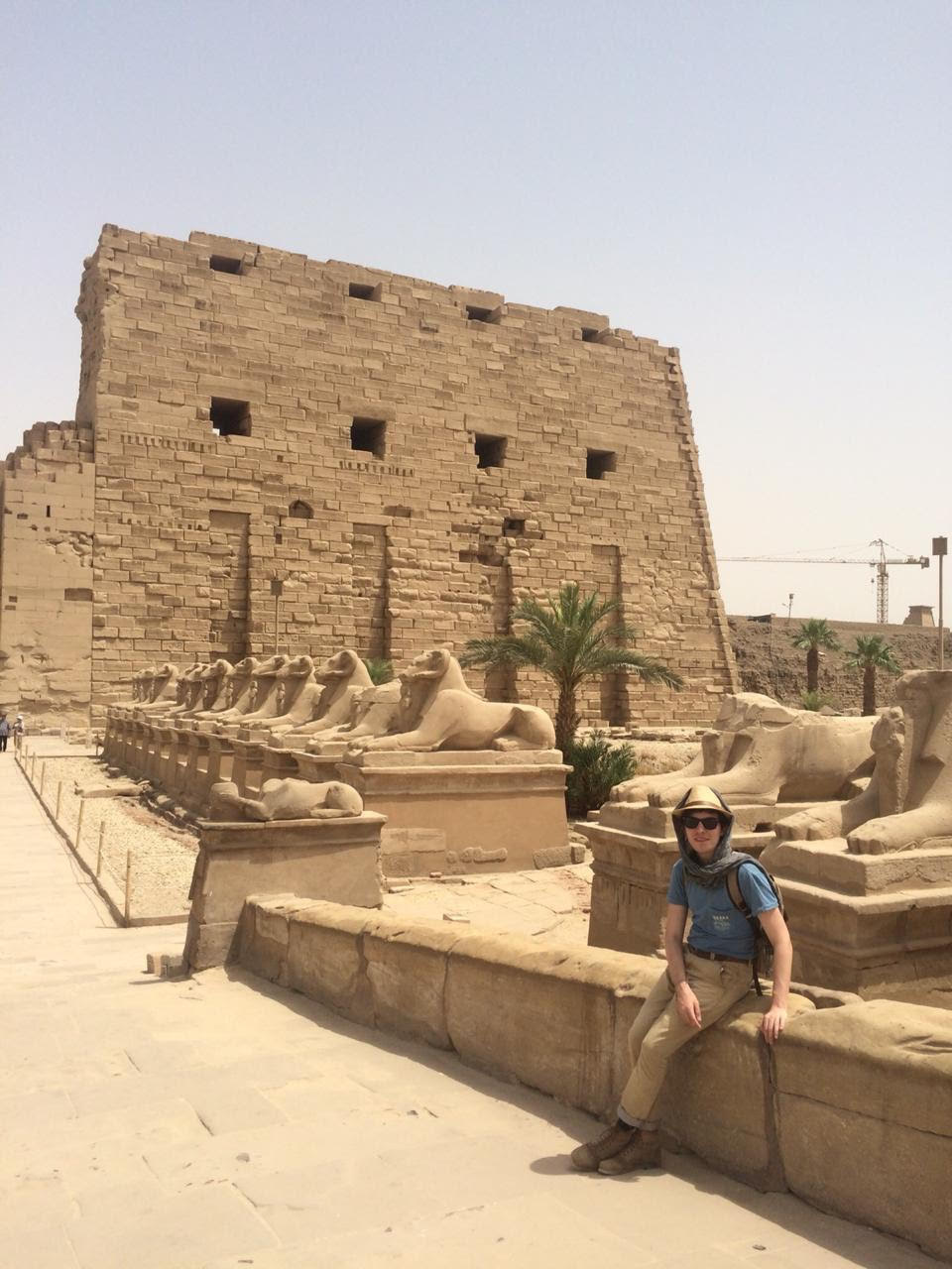 First Pylon&rsquo; of Necanebo I and II at Karnak temple in Luxor.