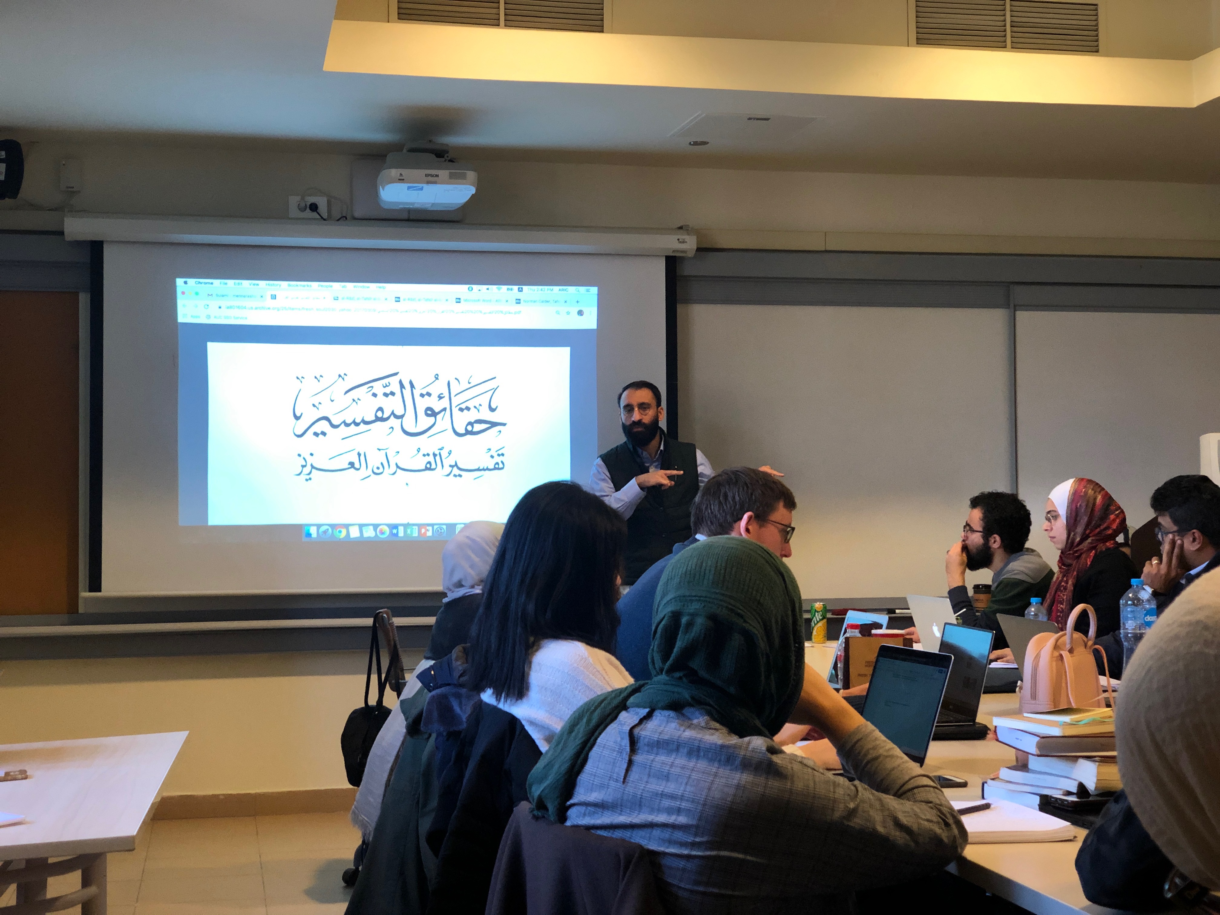 Ahmad Khan teaches at AUC