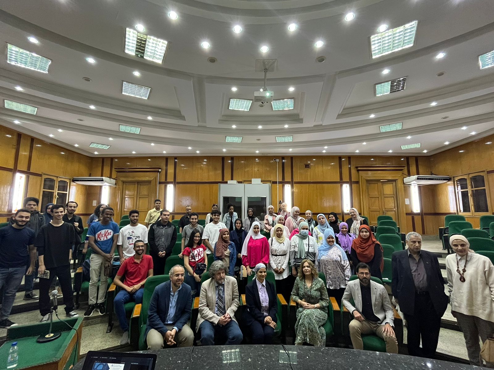 Cairo University and AUC partnership group photo