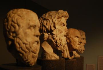 Philosophers statues