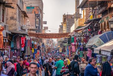 crowded street