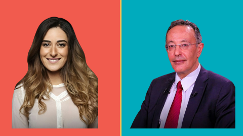 Amina Khalil and Ahmed Ghoneim