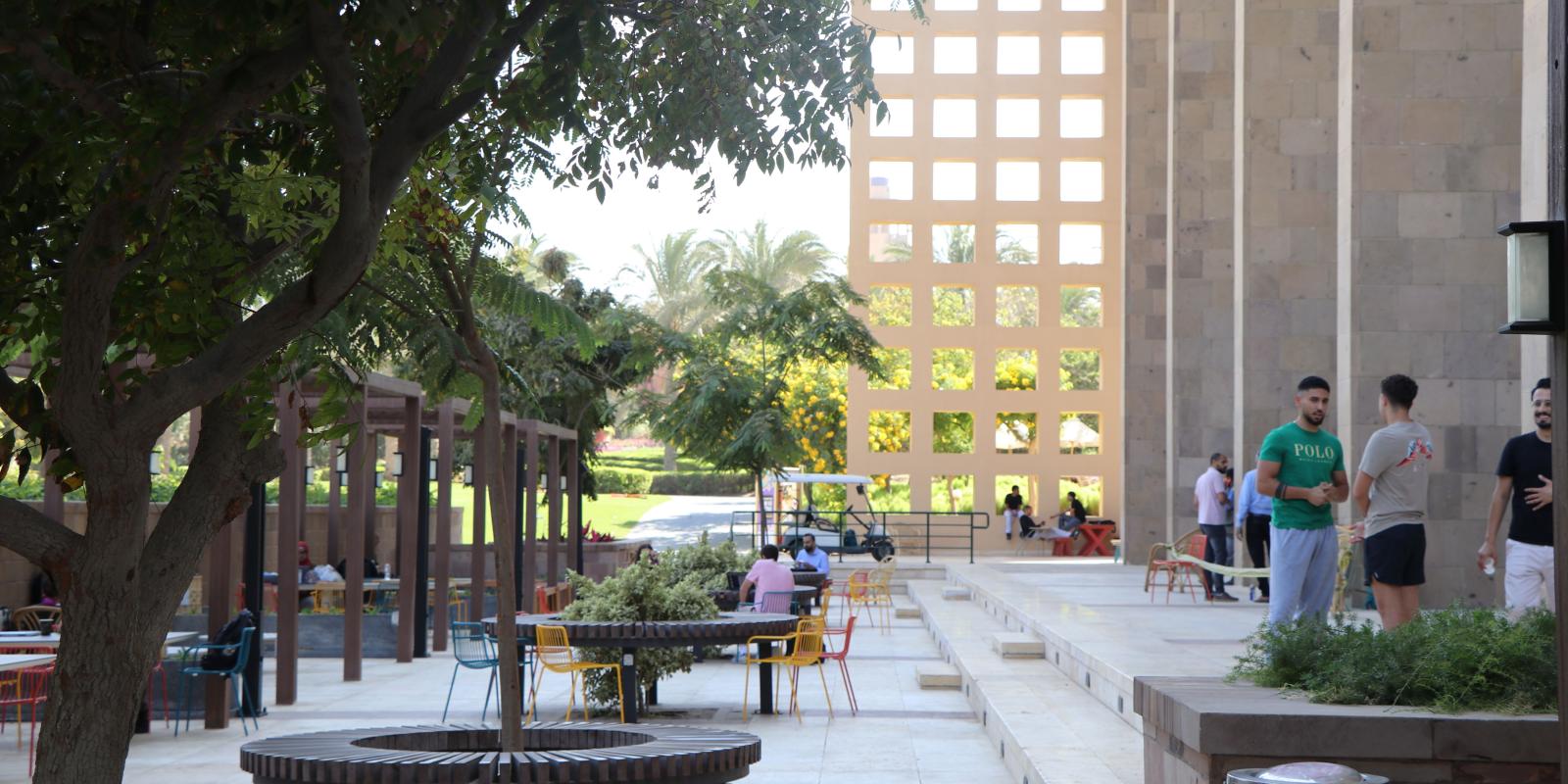 generic shot of the AUC campus